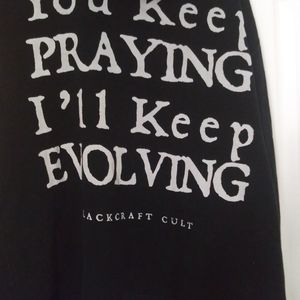 You Keep Praying. Black Craft Size Large
